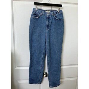 Vintage Jones New York Jeans Womens 10 Blue Denim High Rise Straight Leg Dad Mom